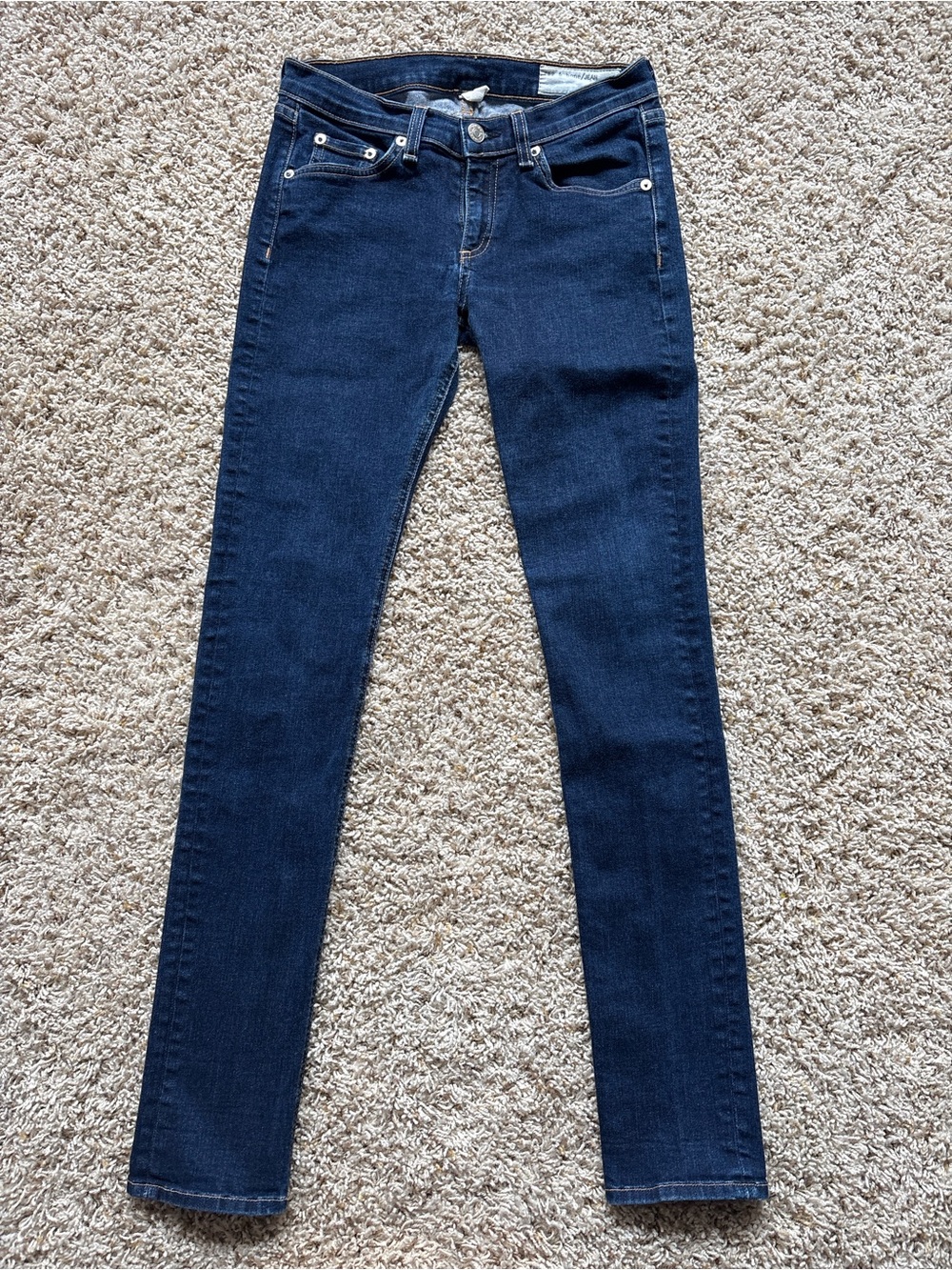 Rag & Bone Skinny Jeans Size 26 Heritage Wash Cut 5821